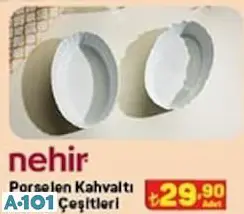 NEHİR PORSELEN KAHVALTI TABAĞI